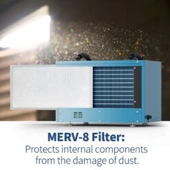 AlorAir Sentinel HD55 113 Pint Dehumidifier With Drain Hose For Basements And Crawl Spaces, Blue -Home Sale Store 6 1 4