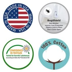 All-Cotton Allergy Mattress Covers -Home Sale Store 7252416a m va dv white 400 1