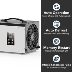 AlorAir Sentinel HD35P Energy Star 70 Pint Dehumidifier With Pump And Hose For Basements Or Crawl Spaces 14 AlorAir Sentinel HD35P Energy Star 70 Pint Dehumidifier With Pump And Hose For Basements Or Crawl Spaces -Home Sale Store alorair hd35 controls2