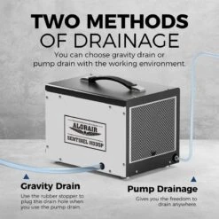 AlorAir Sentinel HD35P Energy Star 70 Pint Dehumidifier With Pump And Hose For Basements Or Crawl Spaces 11 AlorAir Sentinel HD35P Energy Star 70 Pint Dehumidifier With Pump And Hose For Basements Or Crawl Spaces -Home Sale Store alorair hd35 drainage
