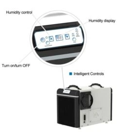 Alorair Sentinel HDi90 90 Pint Dehumidifier With Pump For Basements And Crawl Spaces -Home Sale Store alorair hdi90 controls image