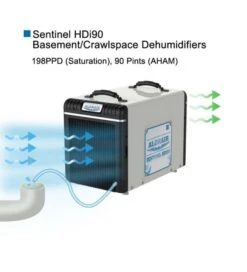 Alorair Sentinel HDi90 90 Pint Dehumidifier With Pump For Basements And Crawl Spaces -Home Sale Store alorair hdi90 diagram image