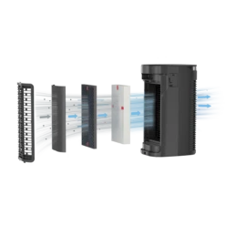 Honeywell HPA080B InSight™ HEPA Compact Tower Air Purifier -Home Sale Store hpa080b product exploded view