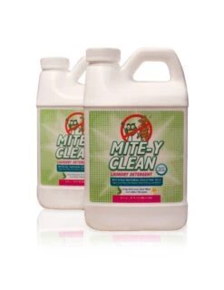 Mite-y Clean All-Natural Laundry Detergent -Home Sale Store mitey clean laundry detergent two bottles 1