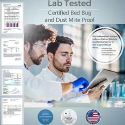 Organic All-Cotton Allergy BedCare™ Mattress Covers -Home Sale Store n 7252478c m va dv white 400fx