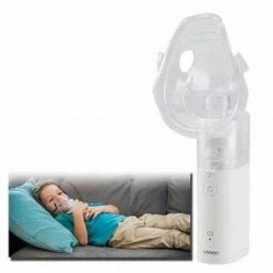 Omron MicroAIR NE-U100 Mesh Nebulizer -Home Sale Store omron young boy on sofa2