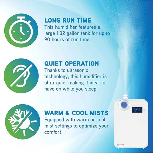 PureGuardian 90-Hour Ultrasonic Warm Or Cool Mist Humidifier 5 PureGuardian 90-Hour Ultrasonic Warm Or Cool Mist Humidifier - Image 3