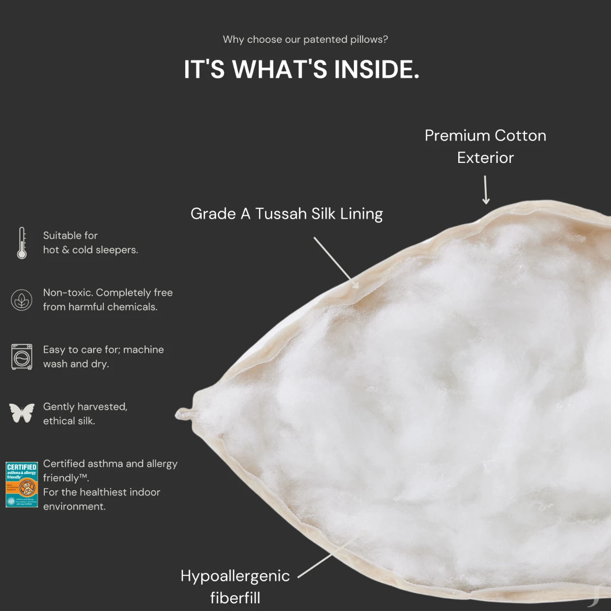 SmartSilk Silk Lined Travel Pillow – Set Of Two 4 SmartSilk Silk Lined Travel Pillow – Set Of Two - Image 2